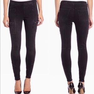 SPANX CARGO JEAN ISH LEGGINGS L